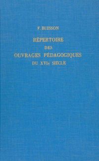 Produktbild: R&eacute;pertoire Des Ouvrages P&eacute;dagogiques Du Xvie Si&egrave;cle