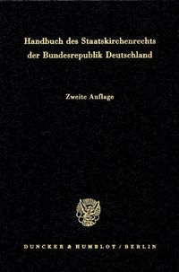 Produktbild: Handbuch des Staatskirchenrechts der Bundesrepublik Deutschland.