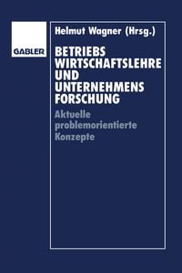 Produktbild: Betriebswirtschaftslehre und Unternehmensforschung