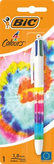 Produktbild: BiC&reg; Vierfarbenkugelschreiber 4 Colours&reg; Tie Dye, bunt/weiss