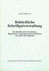 Produktbild: Beh&ouml;rdliche Schriftgutverwaltung