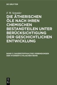 Produktbild: Sauerstoffhaltige Verbindungen der hydriert-cyklischen Reihe