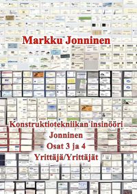 Produktbild: Konstruktiotekniikan insin&ouml;&ouml;ri Jonninen Osat 3 ja 4