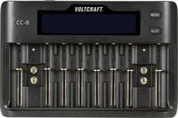 Produktbild: VOLTCRAFT CC-8 Rundzellen-Ladeger&auml;t LiIon, LiFePO, NiMH, NiCd A, Mignon (AA), Micro (AAA), Mini (AAAA), 9V Block, Baby (C), Sub-C