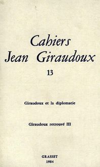 Produktbild: Cahiers num&eacute;ro 13