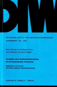 Produktbild: Konzeption einer Strukturberichterstattung f&uuml;r die Bundesrepublik Deutschland.