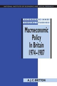 Produktbild: Macroeconomic Policy in Britain 1974 1987