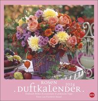 Rosenduftkalender 2024. Duftender Posterkalender für die Wand mit 12 prachtvollen Fotos der schönsten Rosen. Dekorativer Wandkalender mit Tipps und von |Heye