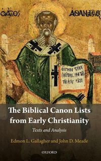 Produktbild: Biblical Canon Lists from Early Christianity