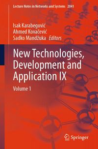 Produktbild: New Technologies, Development and Application IX