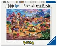 Produktbild: Erwachsenenpuzzle 1000 Teile - Pok&eacute;mon - Flareon and Volcanic Desert