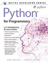 Produktbild: Python for Programmers