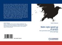 Produktbild: Rabin style speed-up of proofs