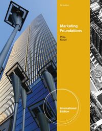 Produktbild: Pride, W: Marketing Foundations, International Edition