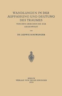 Produktbild: Wandlungen in der Auffassung und Deutung des Traumes