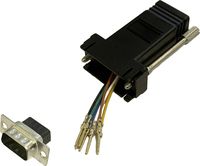 Bild vom Artikel BKL Electronic 10121110 Adapter D-SUB-Stecker 9pol. - RJ45-Buchse 1 St. Single vom Autor 