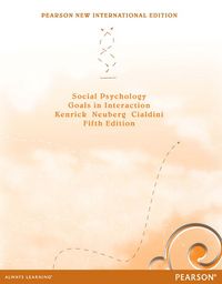 Produktbild: Social Psychology: Goals in Interaction