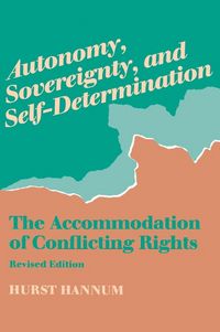 Produktbild: Autonomy, Sovereignty, and Self-Determination
