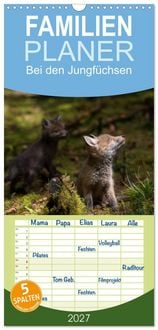 Produktbild: Familienplaner 2027 - Bei den Jungf&uuml;chsen mit 5 Spalten (Wandkalender, 21 x 45 cm) CALVENDO