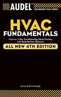 Produktbild: Audel HVAC Fundamentals Volume 3 Air-Conditioning, Heat Pumps, and Distribution Systems