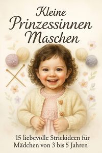 Produktbild: Kleine Prinzessinnen Maschen: 15 liebevolle Strickideen für Mädchen von 3 bis 5 Jahren
