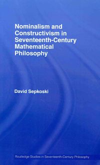 Produktbild: Sepkoski, D: Nominalism and Constructivism in Seventeenth-Ce