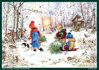 Produktbild: Adventskalender A4 "Schneefreuden im Wald"