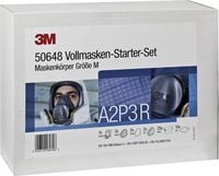 Produktbild: 3M 50648 Atemschutz Vollmasken-Set A2P3 R Gr&ouml;&szlig;e: M EN 136, EN 143, EN 14387 DIN 136, DIN 143, DIN 14387