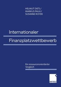 Produktbild: Internationaler Finanzplatzwettbewerb