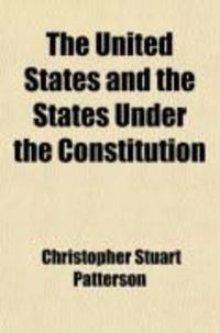 Produktbild: The United States and the States Under the Constitution