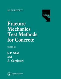 Produktbild: Fracture Mechanics Test Methods For Concrete