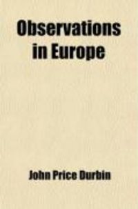 Produktbild: Observations in Europe (Volume 1); Principally in France and Great Britain