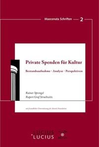 Produktbild: Private Spenden f&uuml;r Kultur
