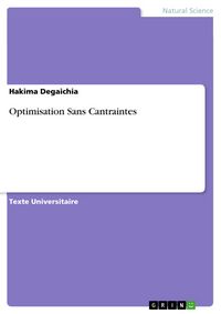 Produktbild: Optimisation Sans Cantraintes