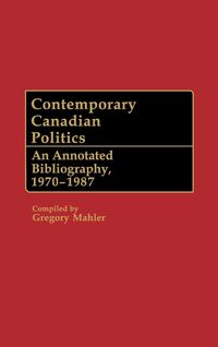 Produktbild: Contemporary Canadian Politics