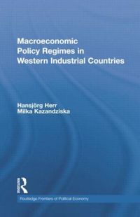 Produktbild: Macroeconomic Policy Regimes in Western Industrial Countries