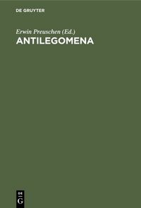 Produktbild: Antilegomena