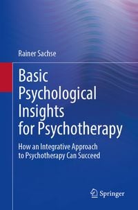 Produktbild: Basic Psychological Insights for Psychotherapy