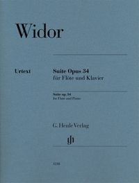 Produktbild: Charles-Marie Widor - Suite op. 34 f&uuml;r Fl&ouml;te und Klavier
