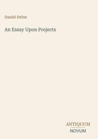 Produktbild: An Essay Upon Projects