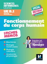 Produktbild: L'UE B1 en fiches m&eacute;mos - Sciences biom&eacute;dicales - Fonctionnement du corps humain - DEI