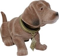 Produktbild: Rakso Kunststofferzeugnisse 563017 Wackeldackel (L x B) 17cm x 8cm Braun