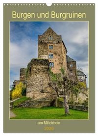 Produktbild: Burgen und Burgruinen am Mittelrhein (Wandkalender 2026 DIN A3 hoch), CALVENDO Monatskalender
