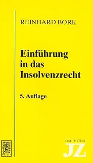 Produktbild: Einf&uuml;hrung in das Insolvenzrecht