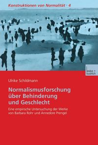 Produktbild: Normalismusforschung &uuml;ber Behinderung und Geschlecht