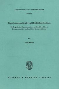 Produktbild: Eigentum an subjektiven &ouml;ffentlichen Rechten.