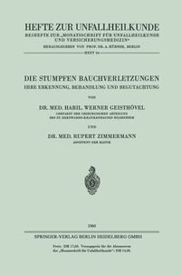 Produktbild: Die Stumpfen Bauchverletzungen