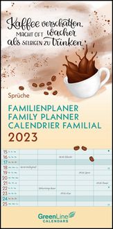 Bild vom Artikel GreenLine Sprüche 2023 Familienplaner -Wandkalender - Familien-Kalender - 22x45 vom Autor 