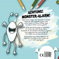 Monster-Alarm! Das schaurig-schöne Monster-Malbuch für Kinder ab 3 Jahren