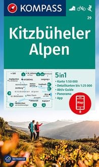 Bild vom Artikel KOMPASS Wanderkarte 29 Kitzbüheler Alpen 1:50.000 vom Autor Kompass-Karten GmbH